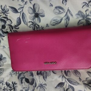 Calvin Klein Pink Leather Wallet Sleek Design
